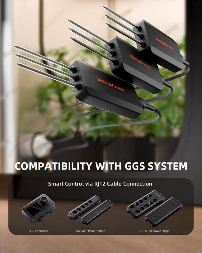 Spider Farmer 3-in-1 Soil Sensor Pro