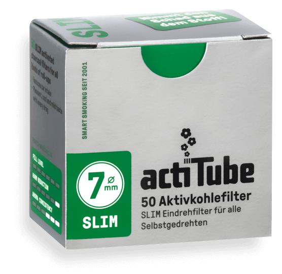 actiTube aktiivihiilifiltteri 7mm slim