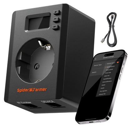 Spider Farmer S-Station – Älykäs WiFi- ja Bluetooth-ohjain