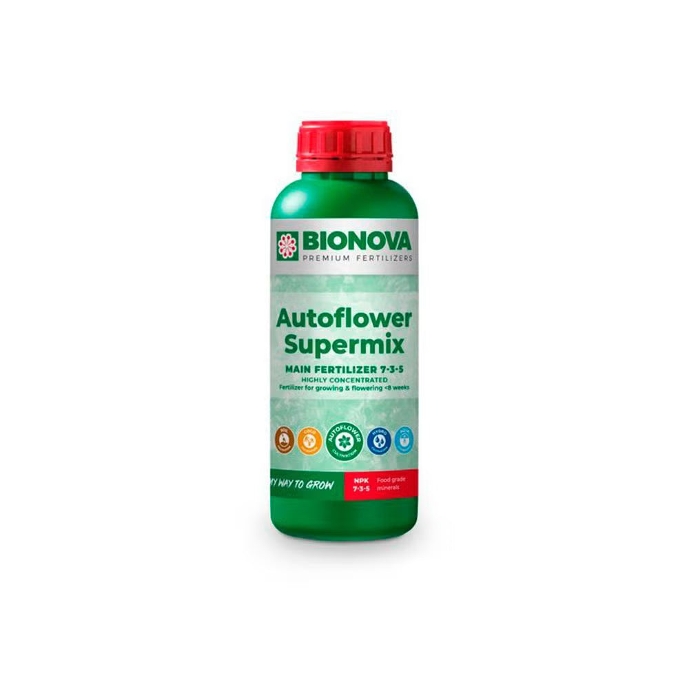 BioNova Autoflower Supermix 1L – Yksikomponenttinen autoflower-ravinne