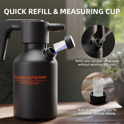 Spider Farmer® sähköinen sumutinpullo 2 L