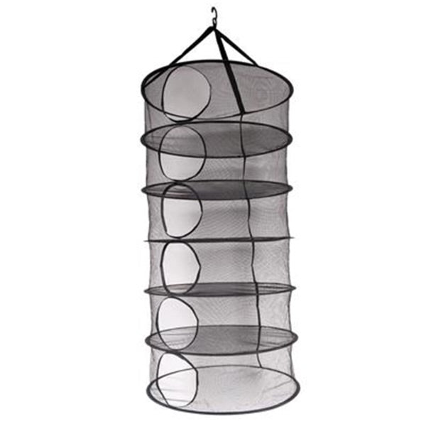 Premium kuivatusverkko 6-tasoa Ø80 cm – iso ripustettava teline