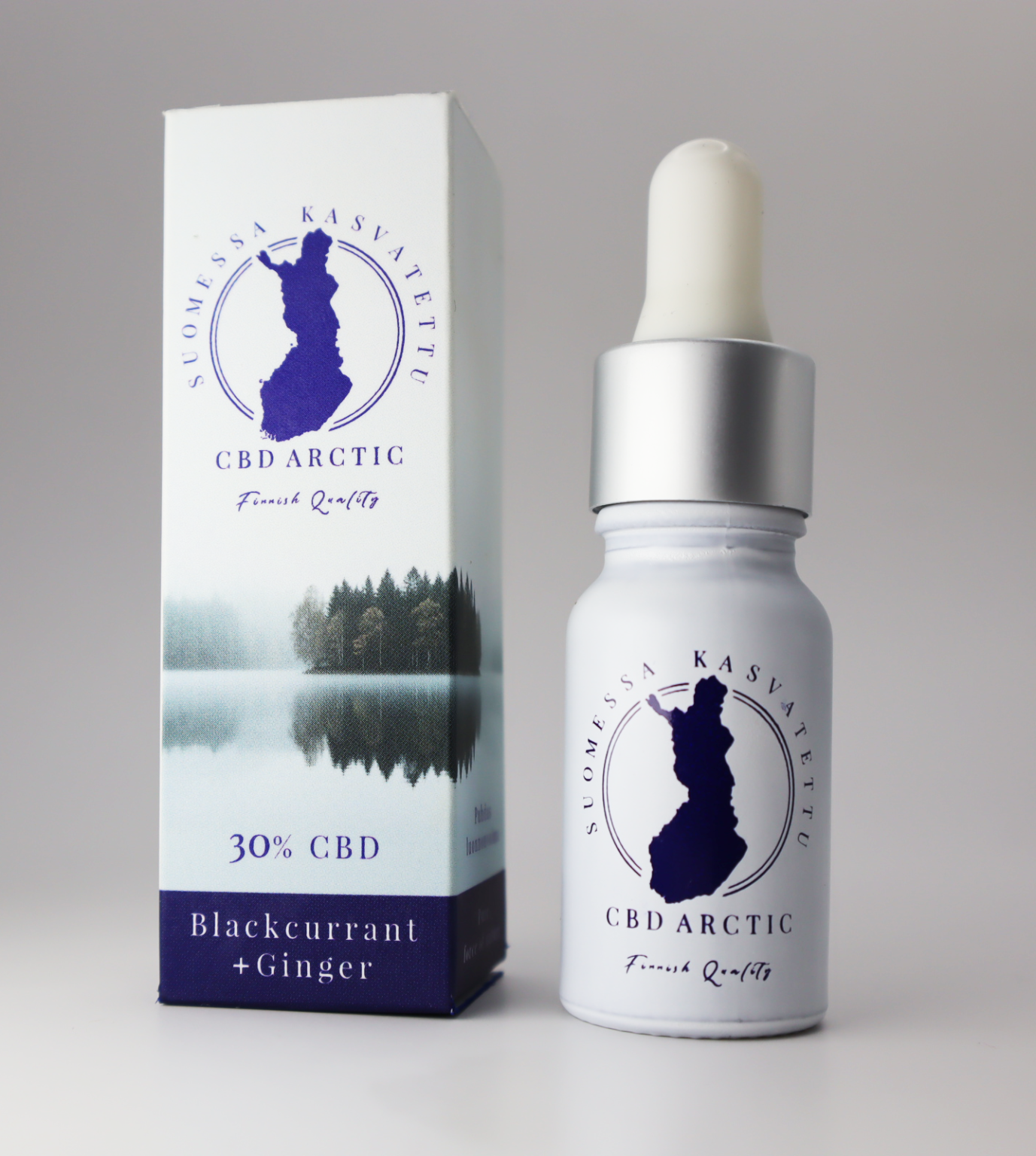 30% CBD Mustaherukansiemenöljy + inkivääri