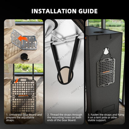 Spider Farmer® Genius Grow System -laiteteline kasvatustelttaan